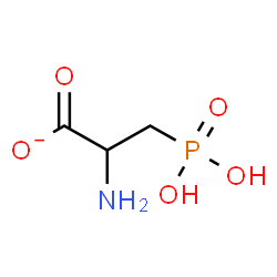 ChemSpider 2D Image | 2-Amino-3-phosphonopropanoate | C3H7NO5P