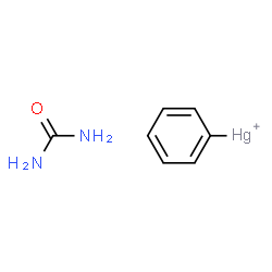 ChemSpider 2D Image | PHENYLMERCURIC UREA | C7H9HgN2O