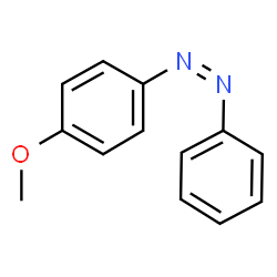 ChemSpider 2D Image | Azobenzene, 4-methoxy-, (Z)- | C13H12N2O