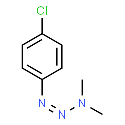 ChemSpider 2D Image | 1-(4-chlorophenyl)-3,3-dimethyltriazene | C8H10ClN3