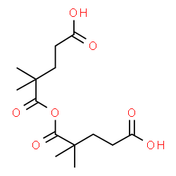 ChemSpider 2D Image | 2,2-Dimethylglutaric anhydride | C14H22O7