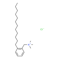 ChemSpider 2D Image | (2-Dodecylphenyl)-N,N,N-trimethylmethanaminium chloride | C22H40ClN