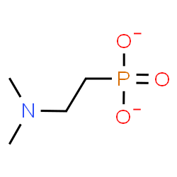 ChemSpider 2D Image | 2-Dimethylaminoethylphosphonate | C4H10NO3P