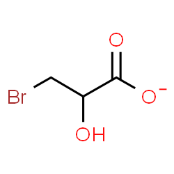 ChemSpider 2D Image | 3-Bromo-2-hydroxypropanoate | C3H4BrO3