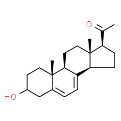 ChemSpider 2D Image | 3-Hydroxypregna-5,7-dien-20-one | C21H30O2