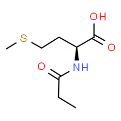 ChemSpider 2D Image | N-Propionyl-L-methionine | C8H15NO3S