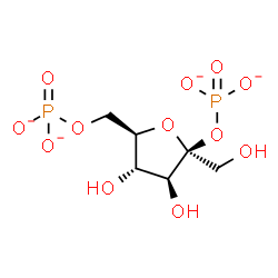 ChemSpider 2D Image | beta-D-fructofuranose 2,6-bisphosphate | C6H10O12P2