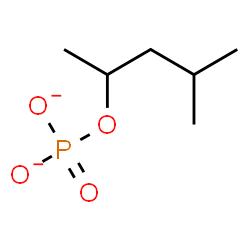 ChemSpider 2D Image | 4-Methyl-2-pentanyl phosphate | C6H13O4P