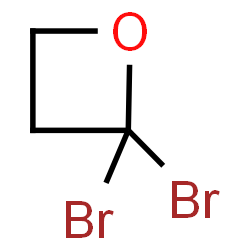 ChemSpider 2D Image | 2,2-Dibromooxetane | C3H4Br2O