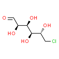 ChemSpider 2D Image | 6-CHLORO-6-DEOXYDEXTROSE | C6H11ClO5