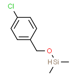 ChemSpider 2D Image | [(4-Chlorobenzyl)oxy](dimethyl)silane | C9H13ClOSi