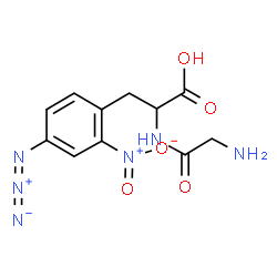 ChemSpider 2D Image | Glycyl-4-azido-2-nitrophenylalanine | C11H12N6O5