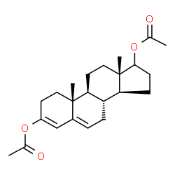 ChemSpider 2D Image | Androsta-3,5-diene-3,17-diyl diacetate | C23H32O4