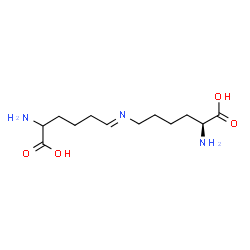 ChemSpider 2D Image | (E)-N~6~-(5-Amino-5-carboxypentylidene)-L-lysine | C12H23N3O4