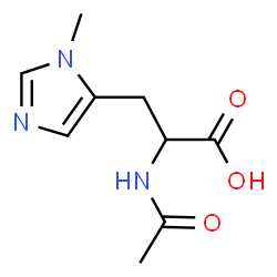 ChemSpider 2D Image | N-Acetyl-3-methylhistidine | C9H13N3O3