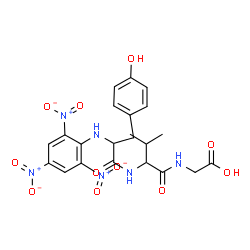 ChemSpider 2D Image | N-(2,4,6-Trinitrophenyl)tyrosylvalylglycine | C22H24N6O11