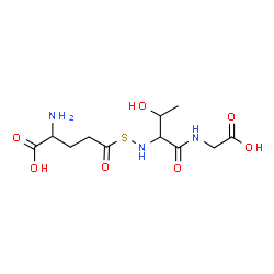 ChemSpider 2D Image | N-[(4-Amino-4-carboxybutanoyl)sulfanyl]threonylglycine | C11H19N3O7S