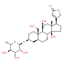 ChemSpider 2D Image | Panogenin-3-o-alpha-L-rhamnopyranoside | C29H44O10
