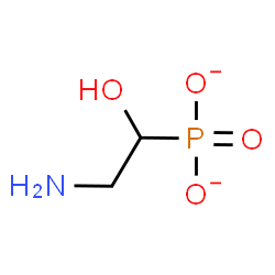 ChemSpider 2D Image | 1-Hydroxy-2-aminoethylphosphonate | C2H6NO4P
