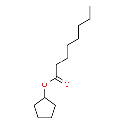 ChemSpider 2D Image | Cyclopentyl octanoate | C13H24O2