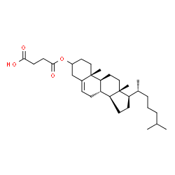 ChemSpider 2D Image | 4-(Cholest-5-en-3-yloxy)-4-oxobutanoic acid | C31H50O4