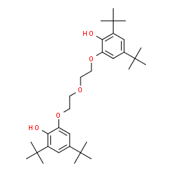 ChemSpider 2D Image | 2,2'-[Oxybis(2,1-ethanediyloxy)]bis[4,6-bis(2-methyl-2-propanyl)phenol] | C32H50O5