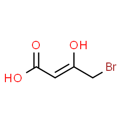 ChemSpider 2D Image | 4-Bromo-3-hydroxy-but-2-enoic acid | C4H5BrO3