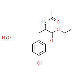 ChemSpider 2D Image | Ethyl N-acetyl-L-tyrosinate hydrate (1:1) | C13H19NO5