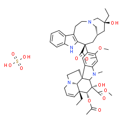 ChemSpider 2D Image | (2xi,2'beta,3alpha,4alpha,5beta,19beta)-Vincaleukoblastine sulfate (1:1) | C46H60N4O13S