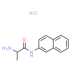ChemSpider 2D Image | N-2-Naphthylalaninamide hydrochloride (1:1) | C13H15ClN2O