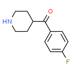 ChemSpider 2D Image | 4-(4-fluorobenzoyl)piperidine | C12H14FNO