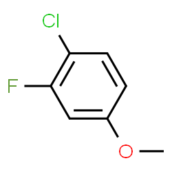 ChemSpider 2D Image | 1-Chloro-2-fluoro-4-methoxybenzene | C7H6ClFO