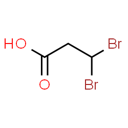ChemSpider 2D Image | 3,3-Dibromopropanoic acid | C3H4Br2O2