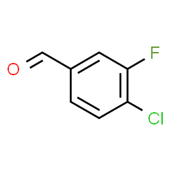 ChemSpider 2D Image | 4-Chloro-3-fluorobenzaldehyde | C7H4ClFO