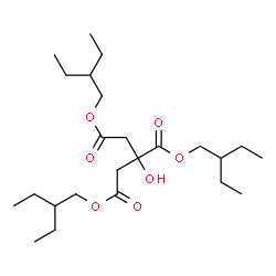 ChemSpider 2D Image | Tris(2-ethylbutyl) citrate | C24H44O7