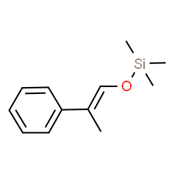 ChemSpider 2D Image | 2-Phenyl-1-propenyl trimethylsilyl ether | C12H18OSi