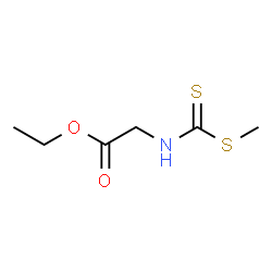 ChemSpider 2D Image | ethyl 2-{[(methylthio)carbothioyl]amino}acetate | C6H11NO2S2
