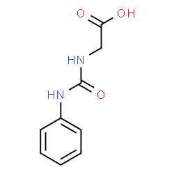 ChemSpider 2D Image | N-(Phenylcarbamoyl)glycine | C9H10N2O3