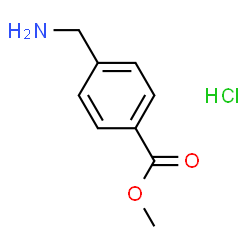 ChemSpider 2D Image | Methyl4-(aminomethyl)benzoatehydrochloride | C9H12ClNO2