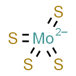 ChemSpider 2D Image | tetrathioxomolibdate(2-) | MoS4