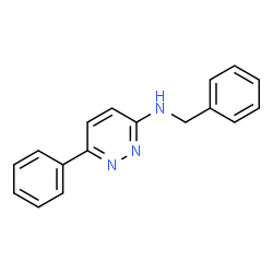 ChemSpider 2D Image | N-Benzyl-6-phenyl-3-pyridazinamine | C17H15N3