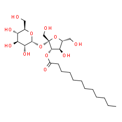 ChemSpider 2D Image | SUCROSE MONOLAURATE | C24H44O12