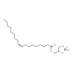 ChemSpider 2D Image | Oleic acid, (2,2-dimethyl-1,3-dioxolan-4-yl)methyl ester | C24H44O4