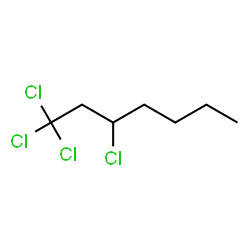 ChemSpider 2D Image | 1,1,1,3-Tetrachloroheptane | C7H12Cl4