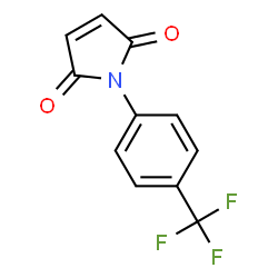 ChemSpider 2D Image | 1-(4-(trifluoromethyl)phenyl)-1h-pyrrole-2,5-dione | C11H6F3NO2