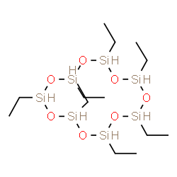 ChemSpider 2D Image | 2,4,6,8,10,12,14-Heptaethylcycloheptasiloxane | C14H42O7Si7