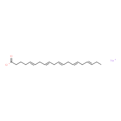 ChemSpider 2D Image | 5,8,11,14,17-Eicosapentaenoic acid, sodium salt | C20H29NaO2