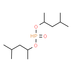 ChemSpider 2D Image | bis-(1,3-Dimethylbutyl) phosphonate | C12H27O3P