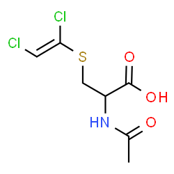 ChemSpider 2D Image | N-Acetyl-S-[(Z)-1,2-dichlorovinyl]cysteine | C7H9Cl2NO3S