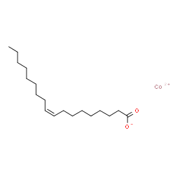 ChemSpider 2D Image | 9-octadecenoic acid, cobalt(2+) salt, (9Z)- | C18H33CoO2
